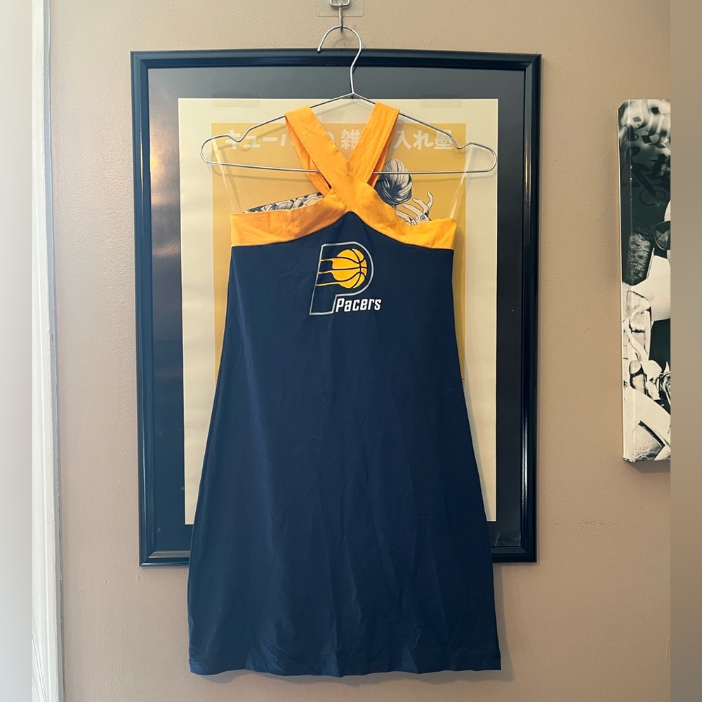 NBA Indiana Pacers Logo Halter Mini Dress